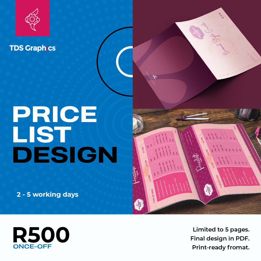 Pricelist Design