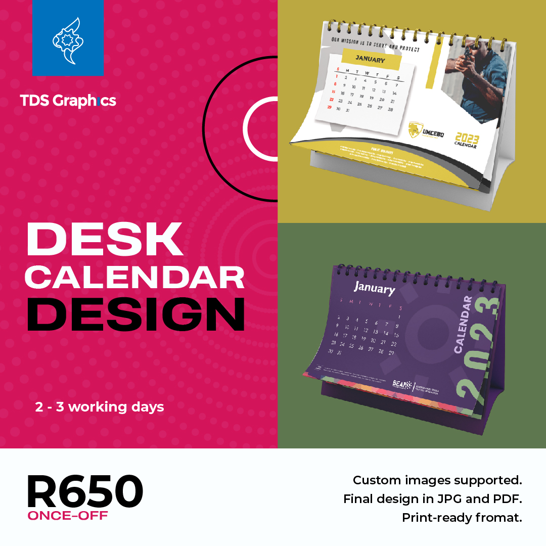 Desk Calendar Design