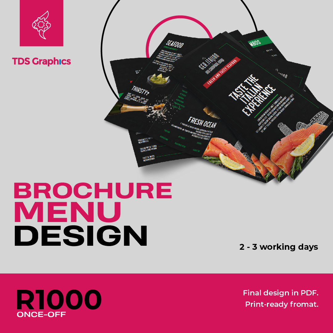 Brochure Menu Design